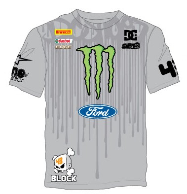DC KEN BLOCK MONSTER ENERGY FORD DRIP TSHIRT HEATHER Click to enlarge